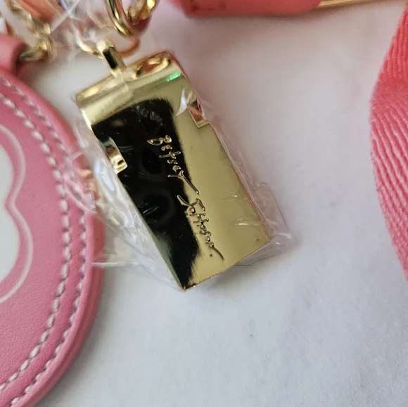 Betsey Johnson xotoss Game Day Football-Shaped Crossbody Bag w /Hangtags Nwt - Picture 11 of 14